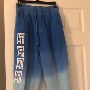Cloak blue ombré sweatpants